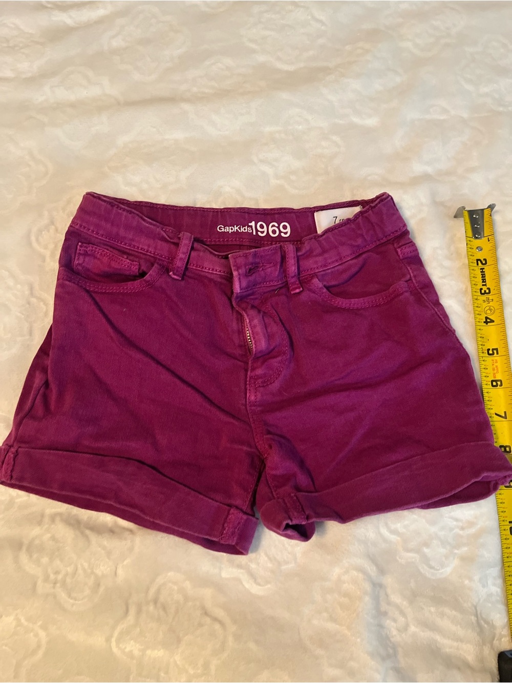 GAP 1969 Girls' Magenta Shorts s 7